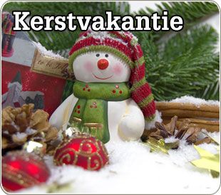 Gesloten in de kerstvakantie